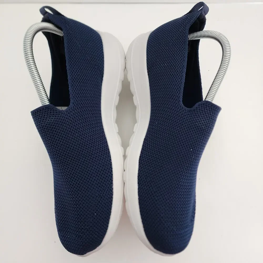 Skechers‎ Air Cooled GO WALK Joy Vela blue slip on comfort shoes womens size 10